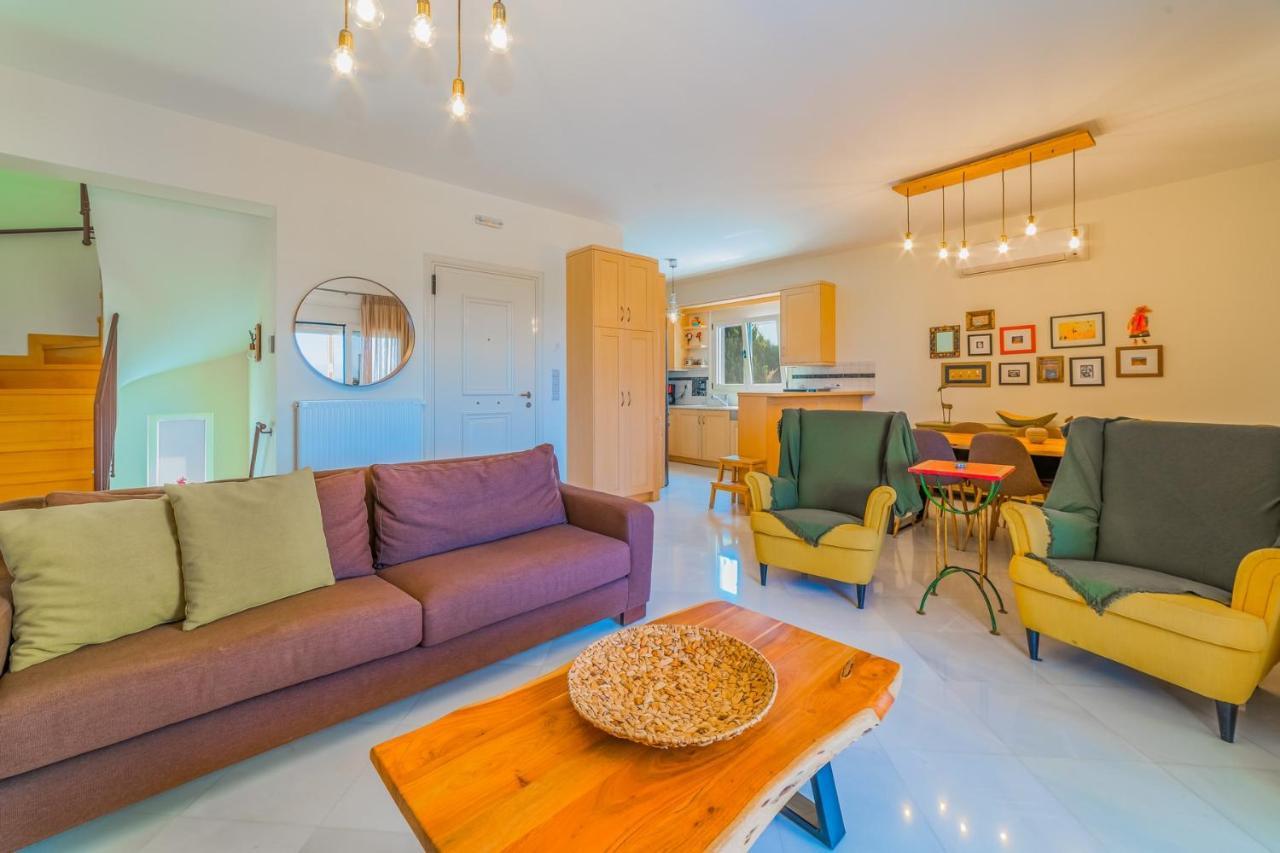 Estella Villa With Pool, Children Area, Bbq & Magnificent Views! Asterion Екстер'єр фото