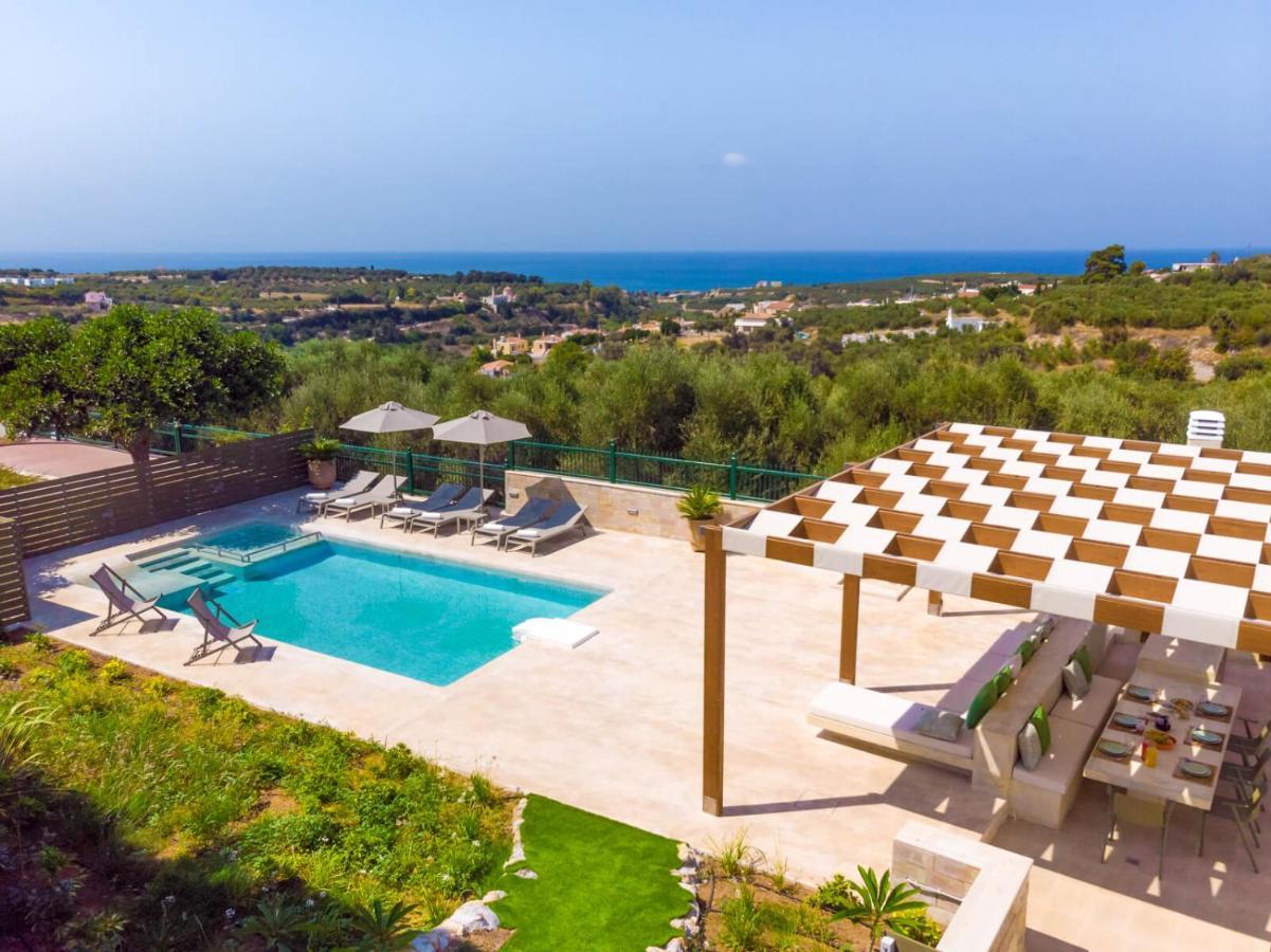 Estella Villa With Pool, Children Area, Bbq & Magnificent Views! Asterion Екстер'єр фото