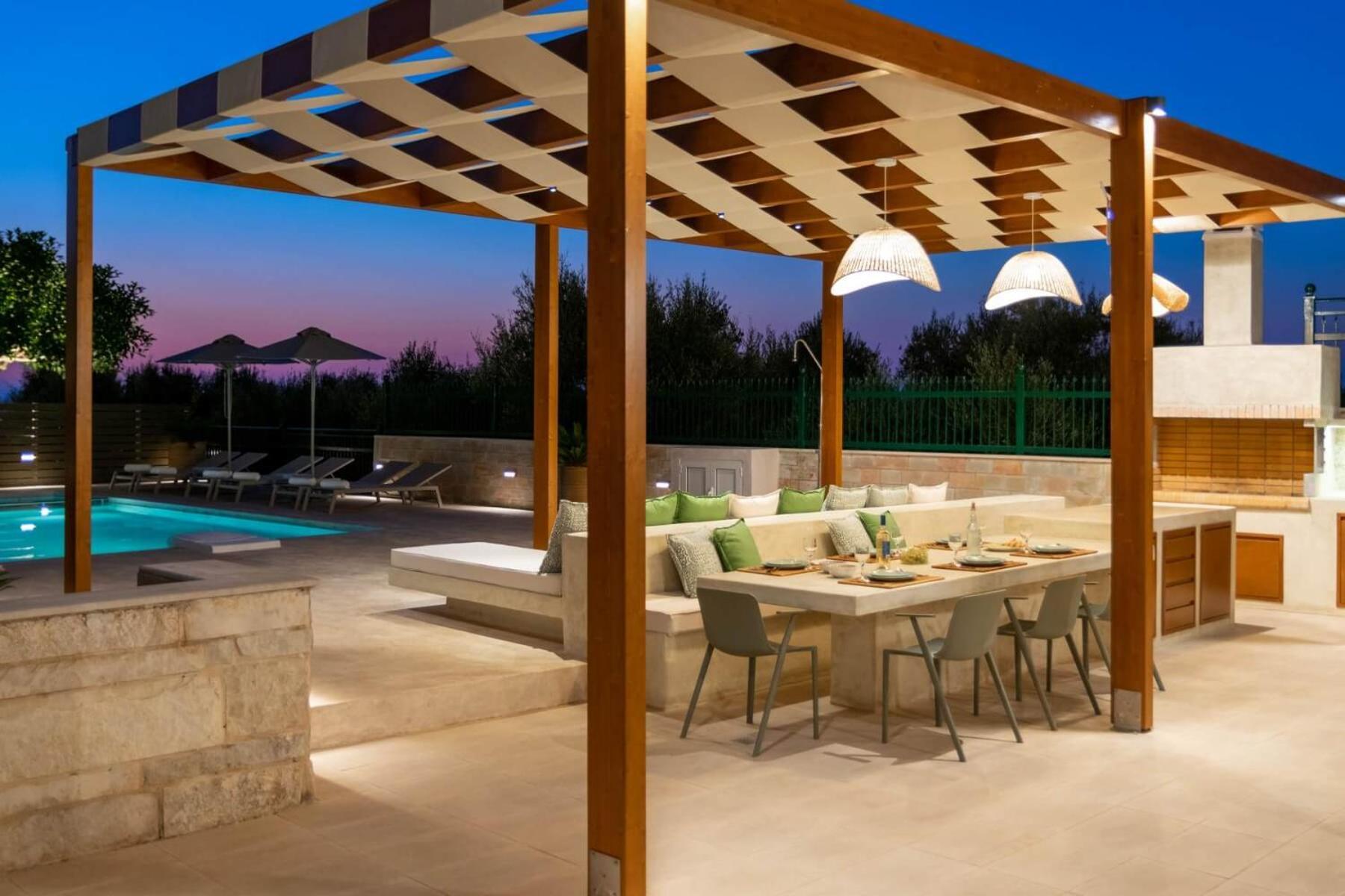 Estella Villa With Pool, Children Area, Bbq & Magnificent Views! Asterion Екстер'єр фото
